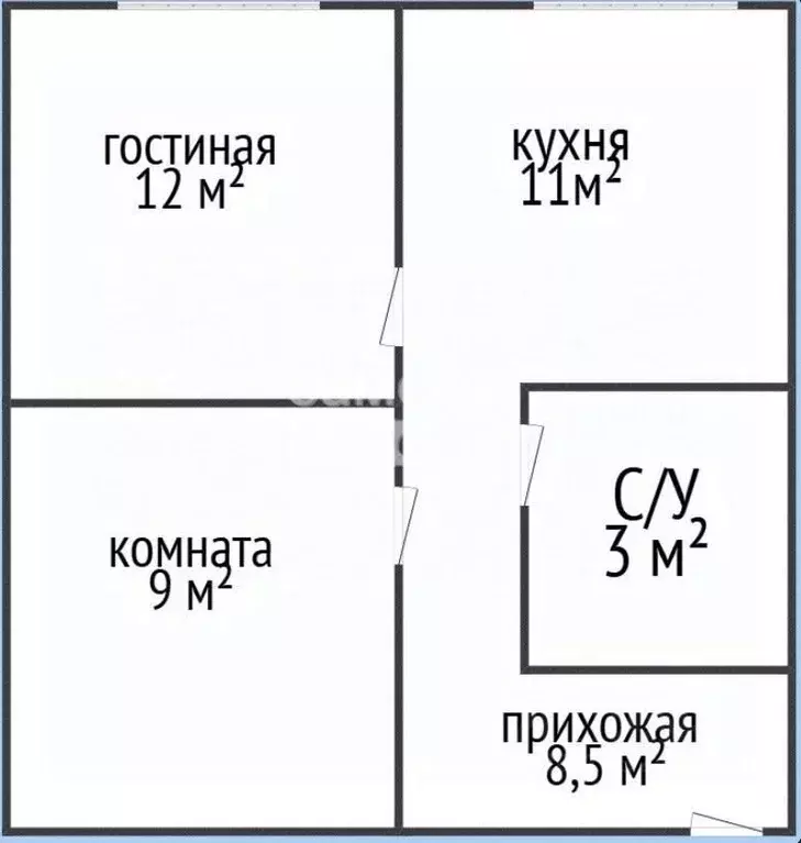 2-к кв. Дагестан, Махачкала ул. Нигматулы Магомедова, 75к1 (43.5 м) - Фото 2
