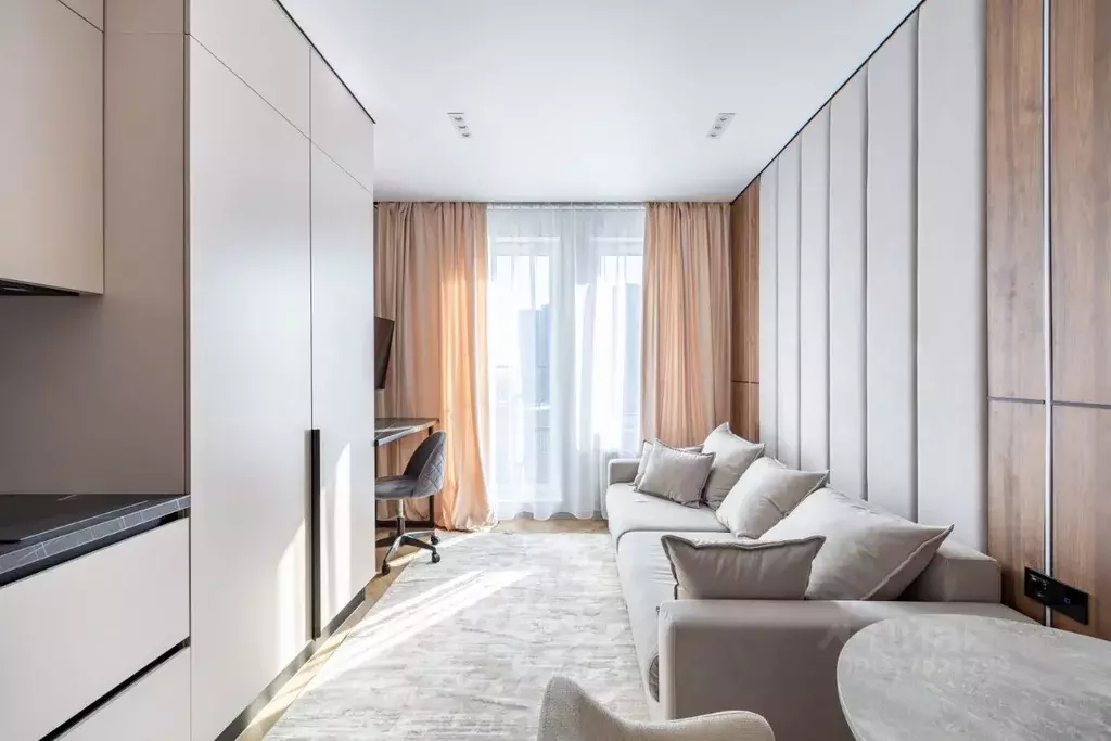 Студия Москва Новоостаповская ул., 20 (24.5 м) - Фото 1