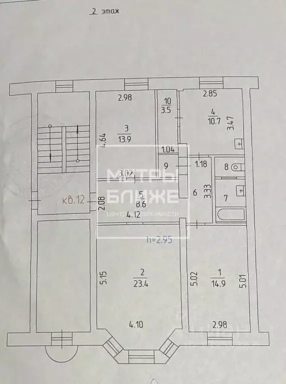 3-к кв. Пермский край, Пермь ул. Карбышева, 10 (84.8 м) - Фото 2