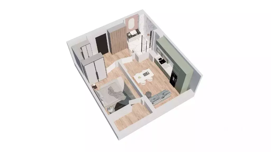 2-к кв. Ростовская область, Батайск ул. Булгакова, 11 (42.04 м) - Фото 1