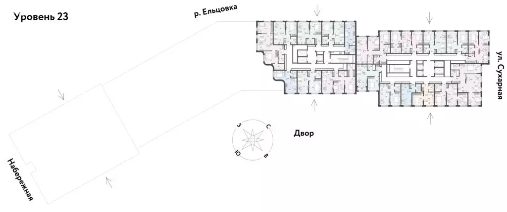 3-комнатная квартира: Новосибирск, Сухарная улица, 109/2 (74.51 м) - Фото 1