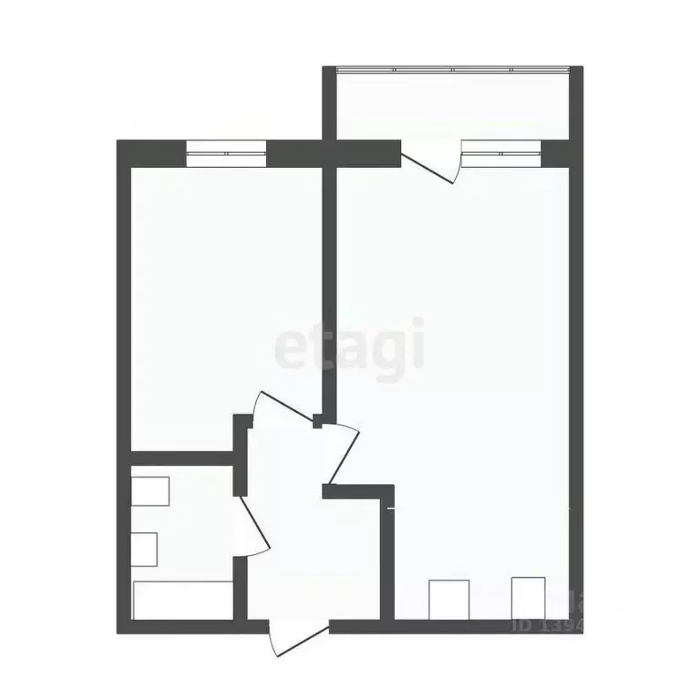 1-к кв. Бурятия, Улан-Удэ ул. Современная, 6 (33.0 м) - Фото 2