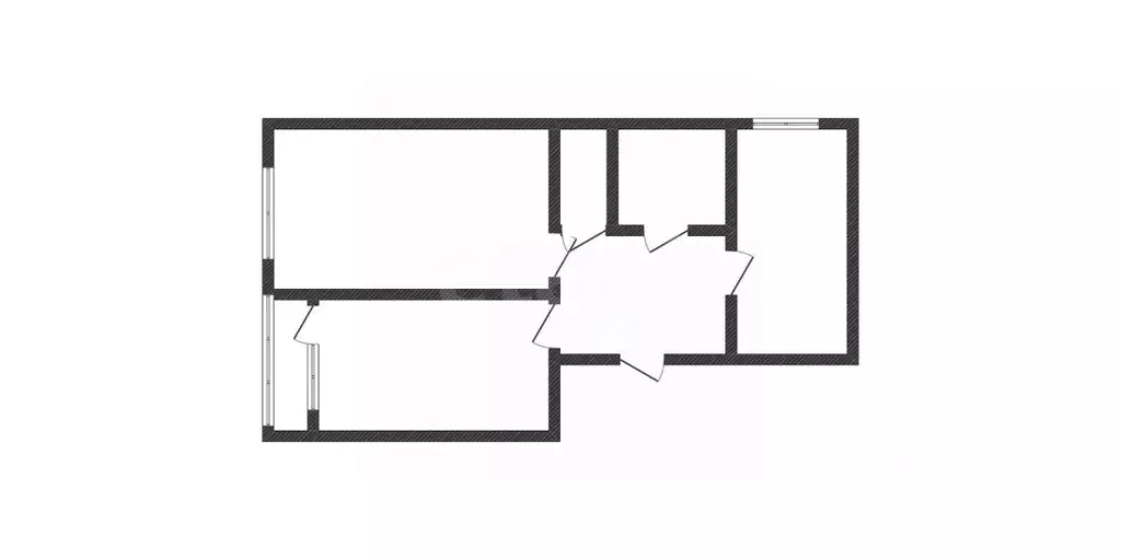 2-к кв. Курганская область, Курган Заозерный жилрайон, 5-й мкр, 18к3 ... - Фото 1