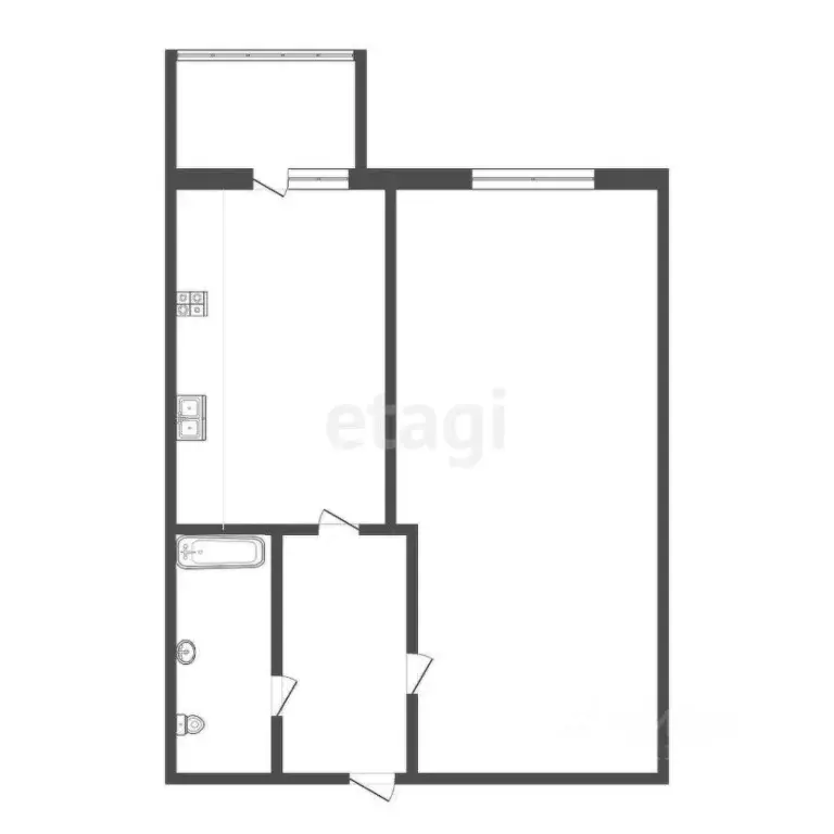 1-к кв. Мордовия, Саранск ул. 1-я Набережная, 52 (32.0 м) - Фото 0