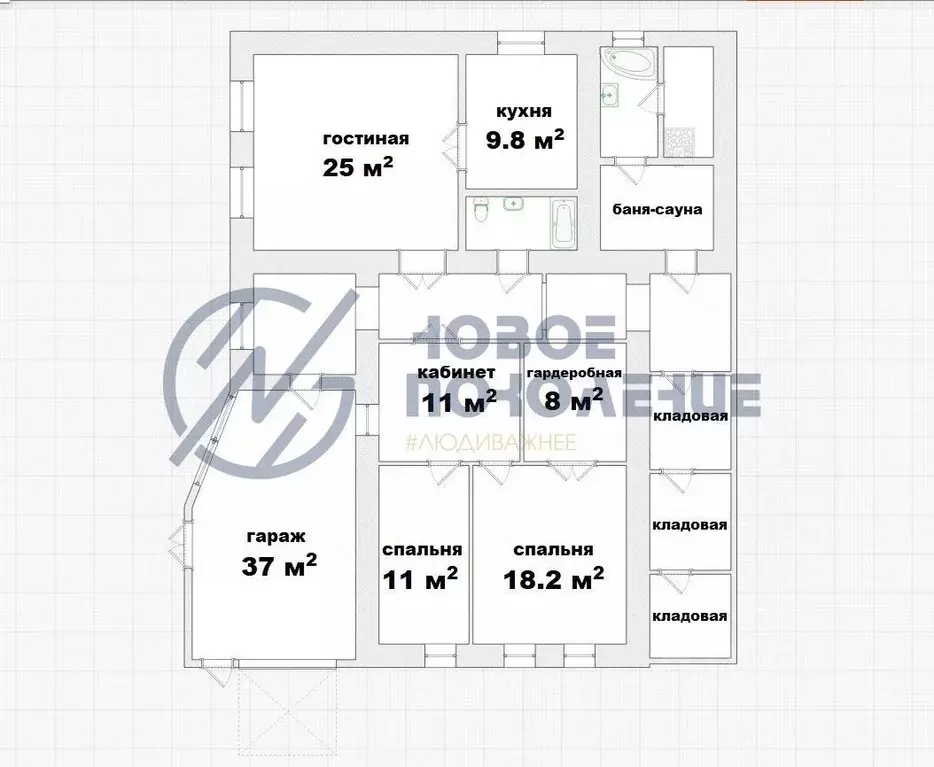 Коттедж в Омская область, Омск пос. Амурский, ул. Ершова (132 м) - Фото 2