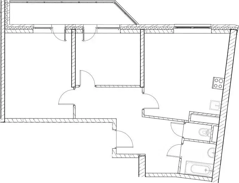 Квартира, 2 комнаты, 64.5 м - Фото 1