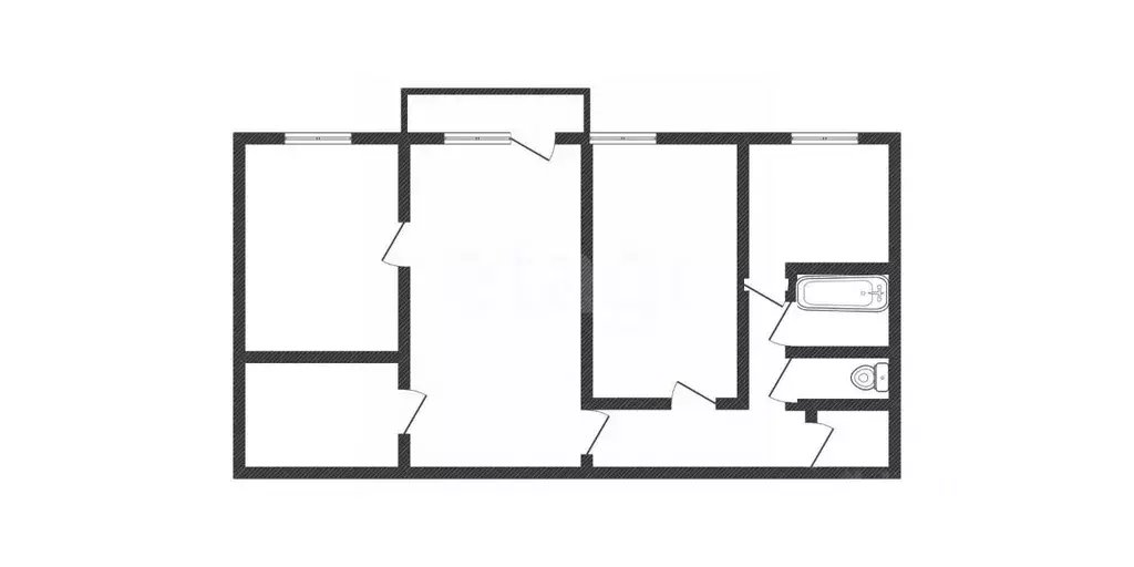 3-к кв. Липецкая область, Липецк ул. Космонавтов, 25 (61.5 м) - Фото 2