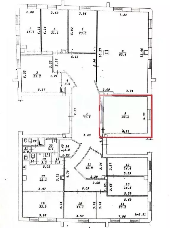 Офис в Новосибирская область, Новосибирск Красный просп., 77Б (33 м) - Фото 2