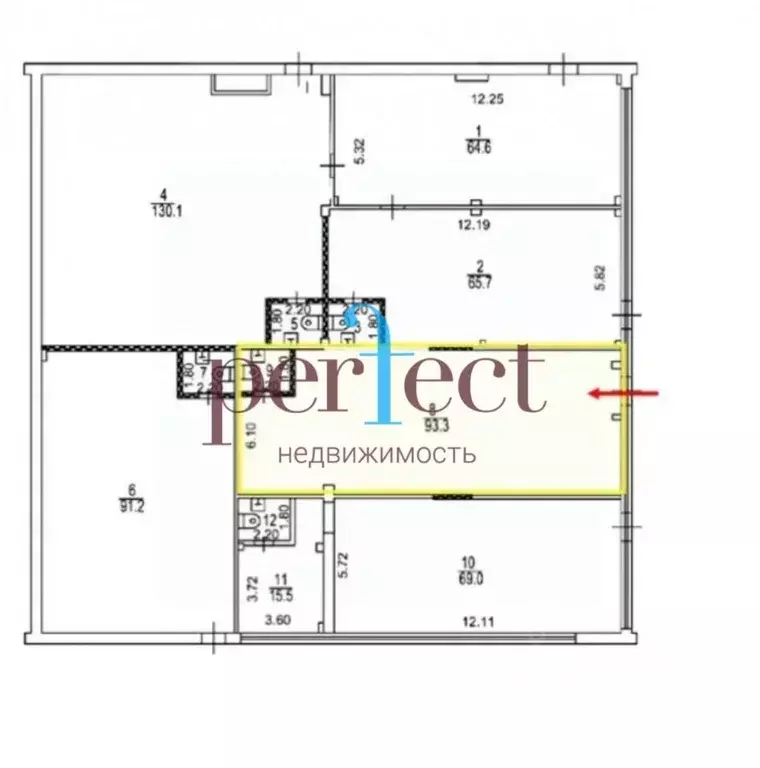 Помещение свободного назначения в Москва Старокалужское ш., 62 (97 м) - Фото 1