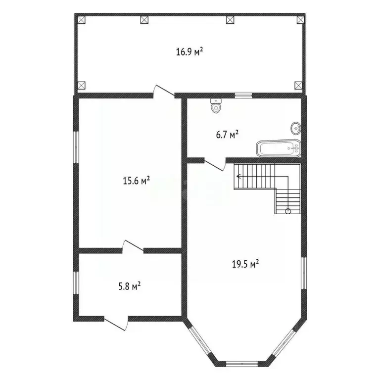 Дом в Калужская область, Жуковский район, Верховье с/пос, д. Верховье, ... - Фото 2
