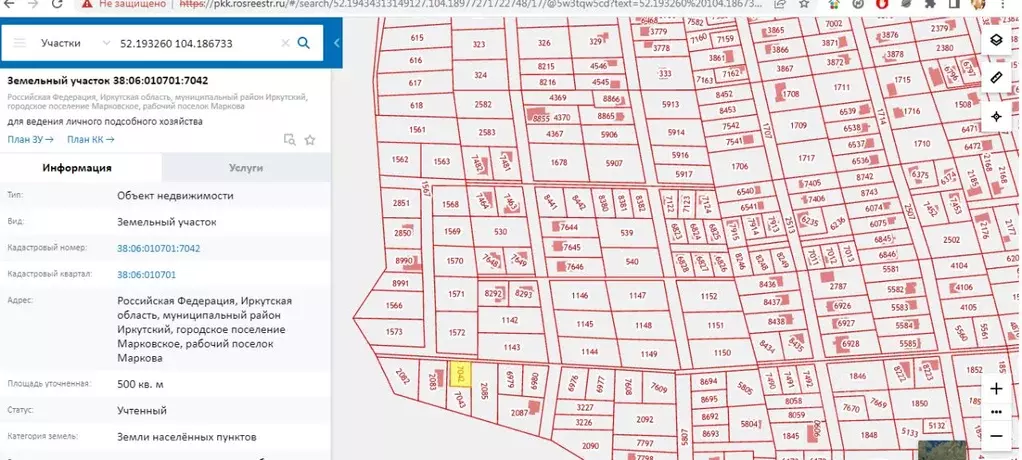 Участок в Иркутская область, Иркутский муниципальный округ, Маркова ... - Фото 0