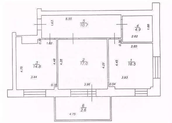 2-к кв. Татарстан, Казань Краснококшайская ул., 84 (63.9 м) - Фото 2