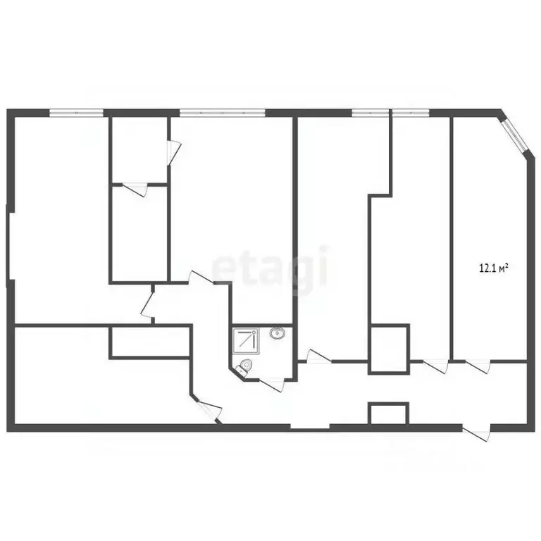 Офис в Санкт-Петербург 7-я Советская ул., 21 (15 м) - Фото 2