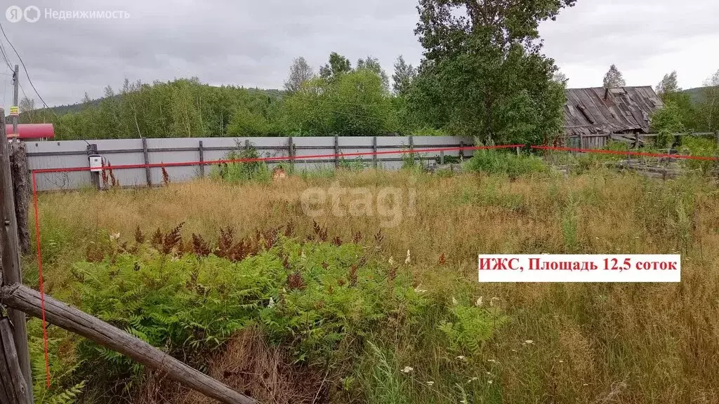 Участок в село Пивань, Таёжная улица (12.5 м) - Фото 1