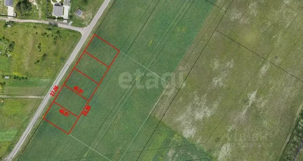 Участок в Брянская область, Брянский район, Добрунское с/пос, д. ... - Фото 2