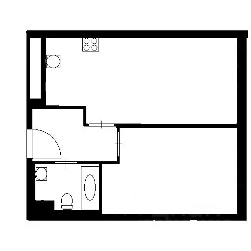 2-к кв. Москва Каширский проезд, 25к1 (43.0 м) - Фото 2