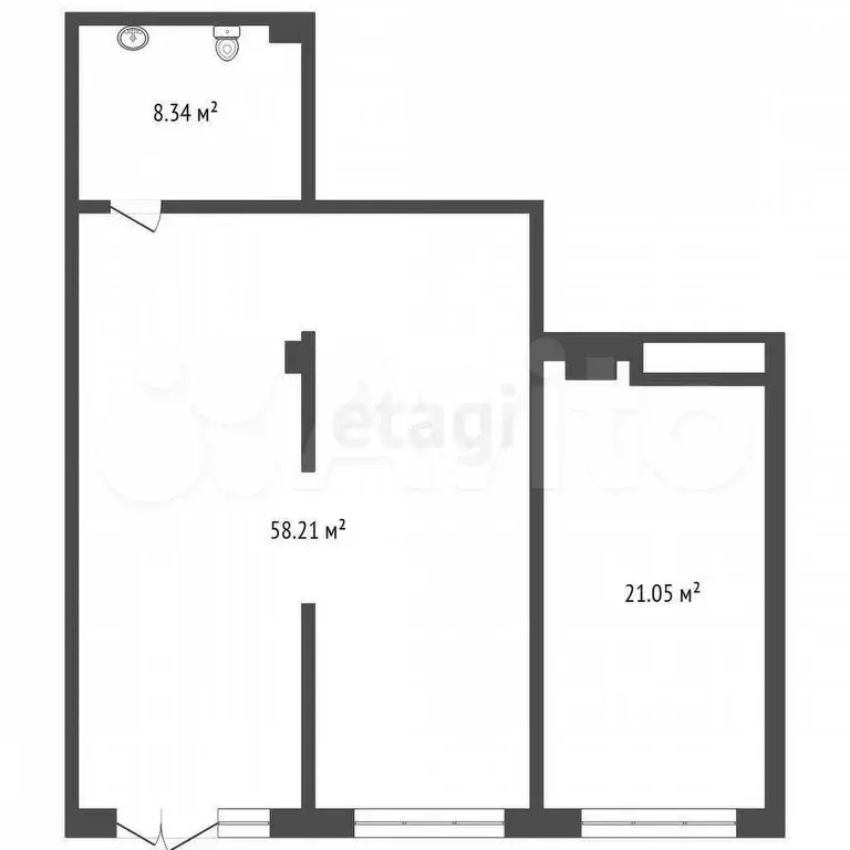 Продам помещение свободного назначения, 87.6 м - Фото 0