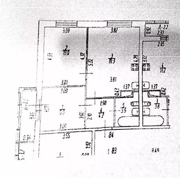 2-к кв. Ленинградская область, Мурино Всеволожский район, ул. ... - Фото 1