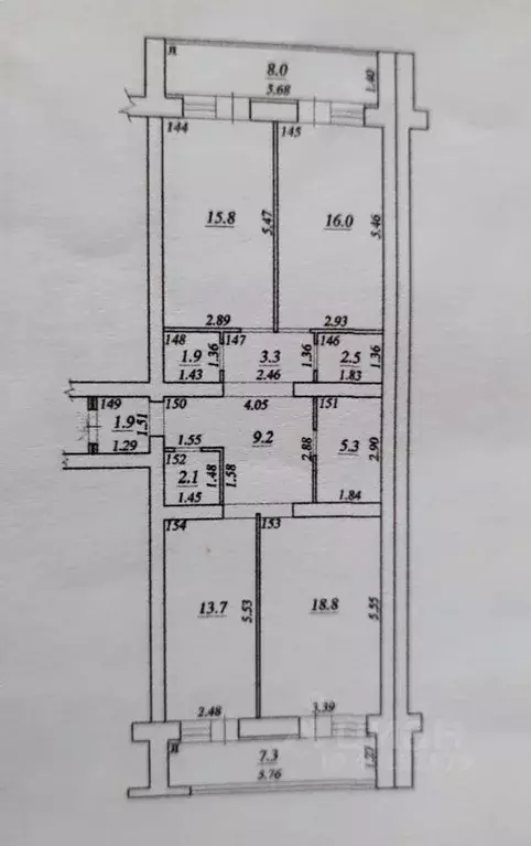 3-к кв. Самарская область, Самара ул. Агибалова, 48 (105.0 м) - Фото 1