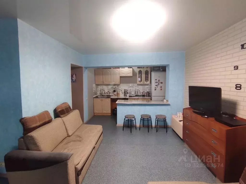 Студия Ханты-Мансийский АО, Ханты-Мансийск Снежная ул., 6 (32.0 м) - Фото 1