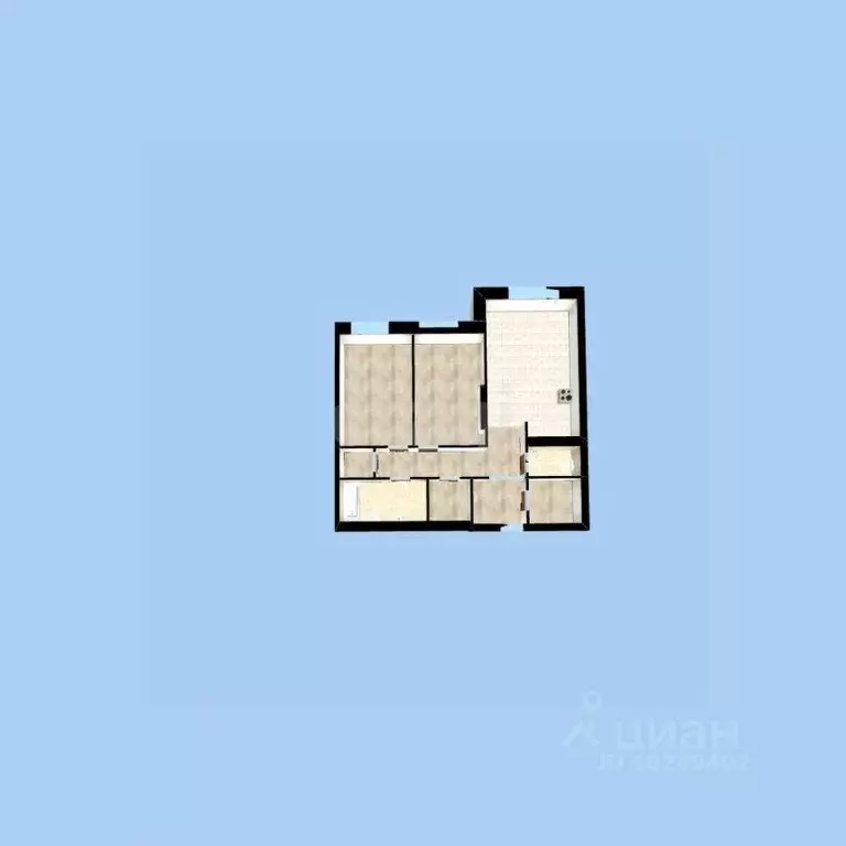 3-к кв. Башкортостан, Уфа ул. Рихарда Зорге, 73/1 (82.5 м) - Фото 2
