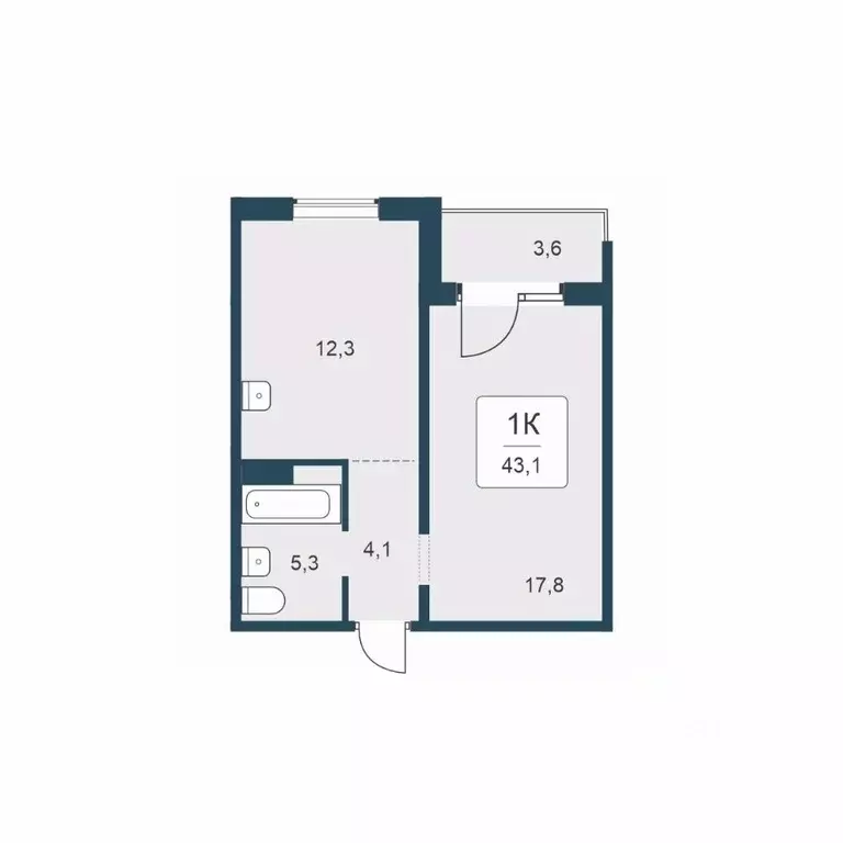 1-к кв. Новосибирская область, Новосибирск Цветной бульвар жилой ... - Фото 1