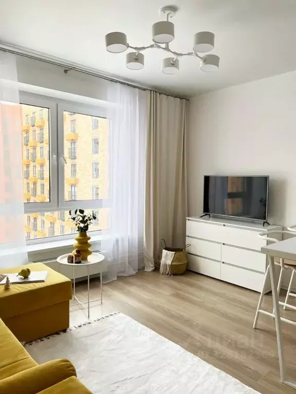 Студия Москва просп. Новосередневский, 19 (23.4 м) - Фото 2