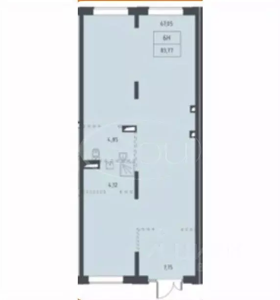 Торговая площадь в Московская область, Домодедово городской округ, с. ... - Фото 2