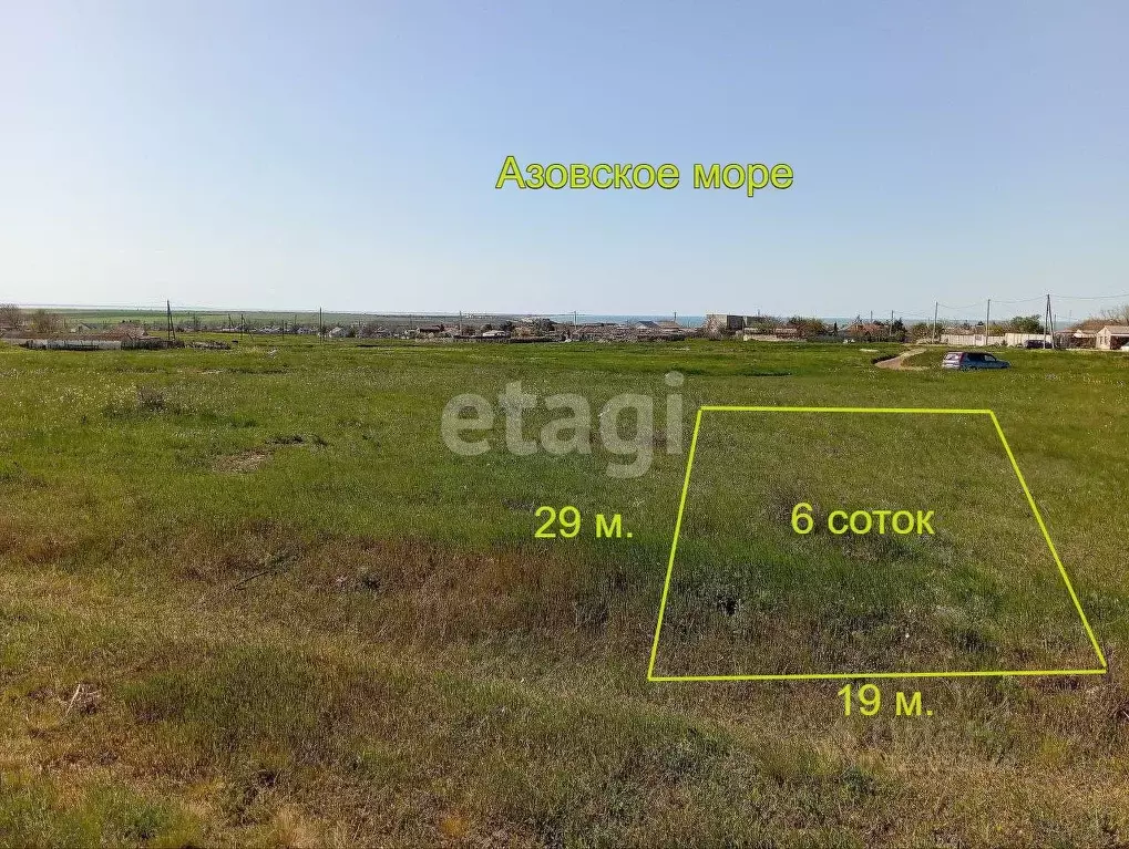 Участок в Крым, Ленинский район, Семисотское с/пос, с. Каменское ул. ... - Фото 1