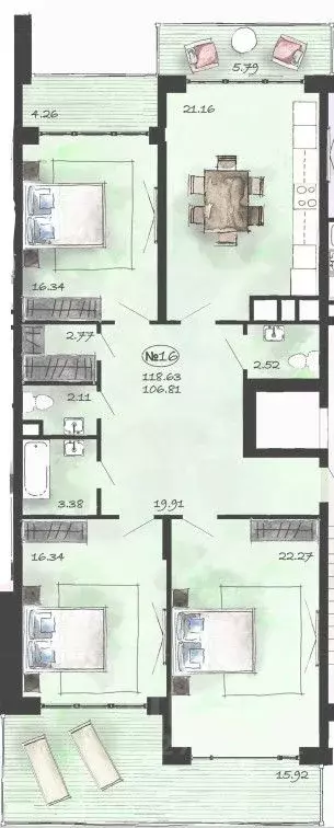 3-к кв. Московская область, Истра муниципальный округ, с. Павловская ... - Фото 1