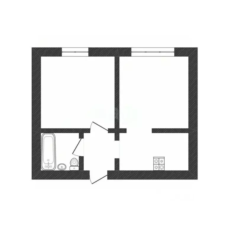 2-к кв. Смоленская область, Смоленск ул. Петра Алексеева, 11к3 (34.9 ... - Фото 2