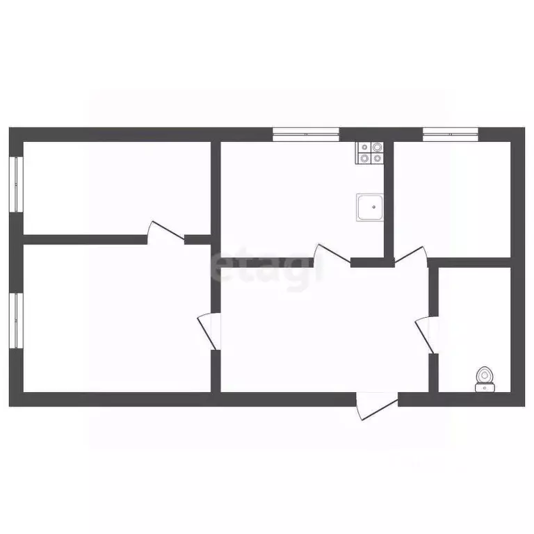 Дом в Ставропольский край, Пятигорск Сборный пер. (76 м) - Фото 1