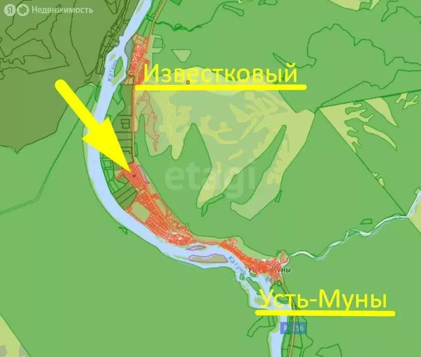 Участок в село Усть-Муны, Западная улица (9.99 м) - Фото 1