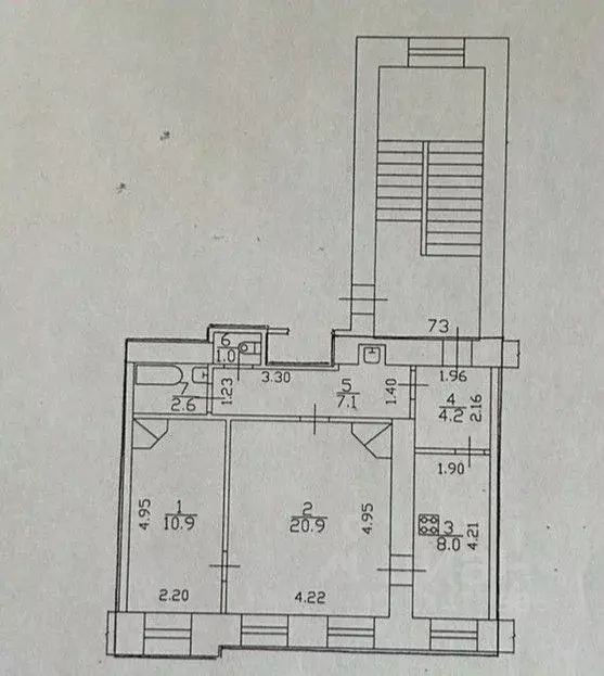 2-к кв. Санкт-Петербург Московский просп., 125 (54.7 м) - Фото 1