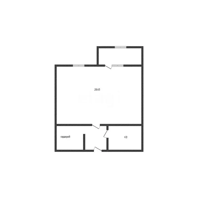 Квартира-студия: Краснодар, улица им. Мурата Ахеджака, 12к8 (28 м) - Фото 1