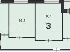Аукцион: 3-к. квартира, 71,5 м, 16/18 эт. - Фото 0