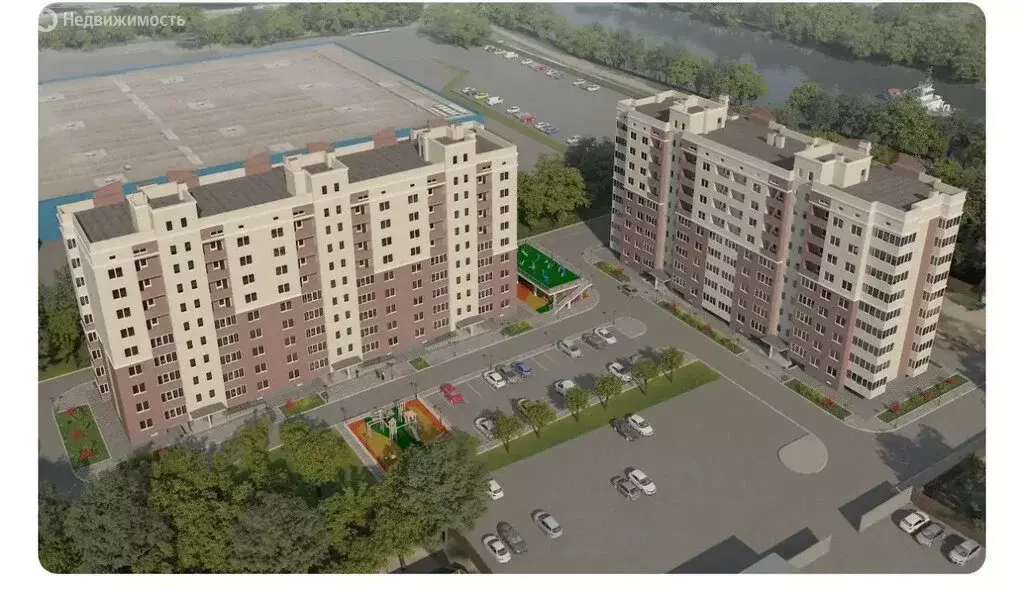 2-комнатная квартира: Астрахань, улица Набережная реки Царева, 83к1 ... - Фото 1