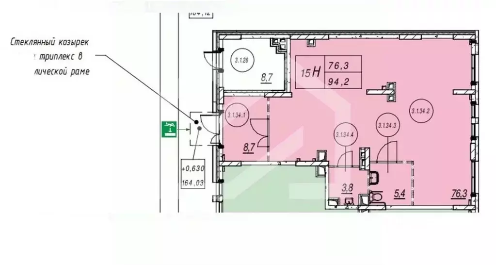 Торговая площадь в Московская область, Мытищи ул. Стрельбище Динамо, ... - Фото 2