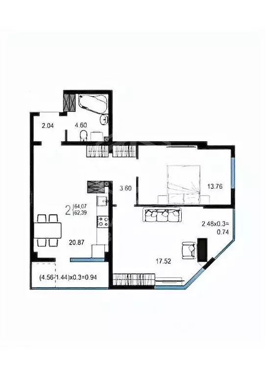 2-к кв. Крым, Ялта ул. Кирова, 155Ак1 (67.0 м) - Фото 2