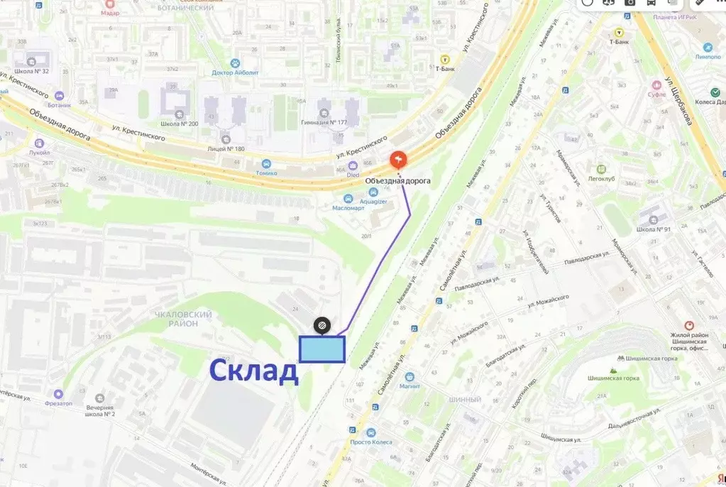 Склад в Свердловская область, Екатеринбург ул. Смоленская, 24 (277 м) - Фото 1