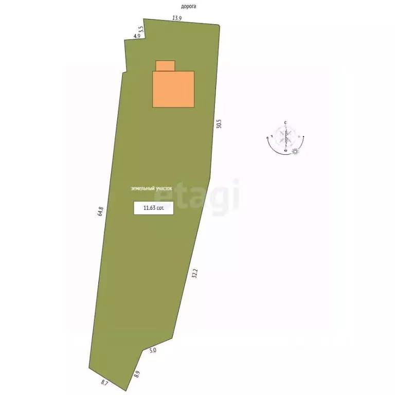 Дом в Челябинская область, Пласт Зеленая ул., 12А (60 м) - Фото 2