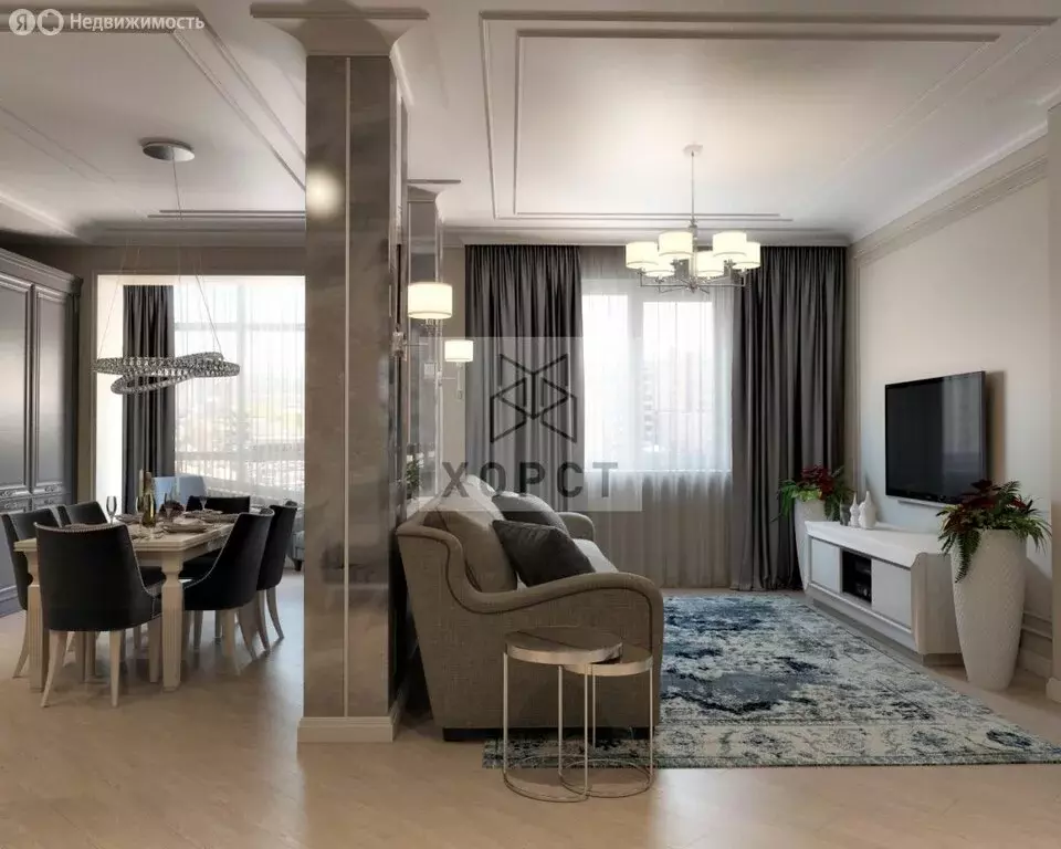 3-комнатная квартира: Ставрополь, Партизанская улица, 2Б (99.7 м) - Фото 1