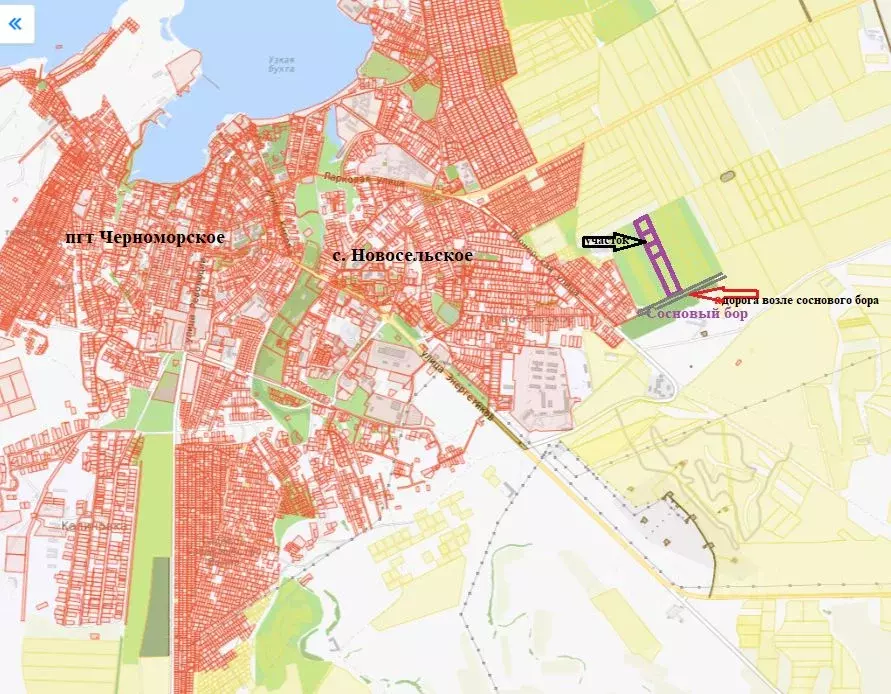 Участок в Крым, Черноморский район, с. Новосельское  (100.0 сот.) - Фото 1