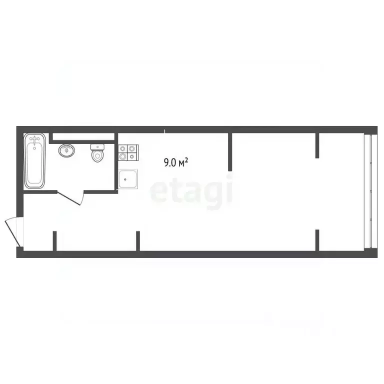 Студия Московская область, Одинцовский городской округ, Новоивановское ... - Фото 2