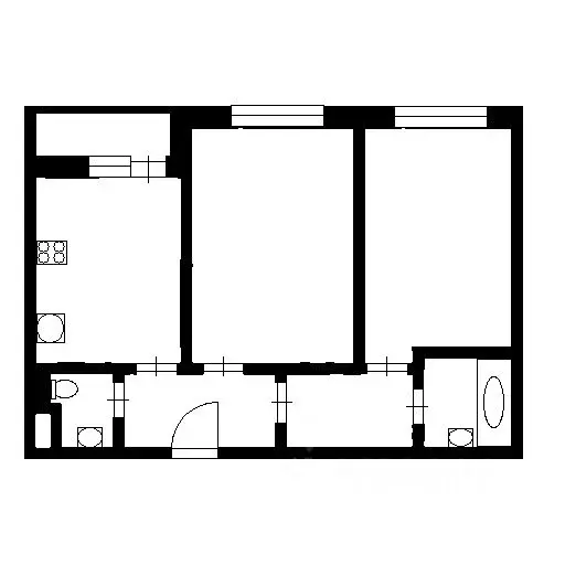 2-к кв. Москва Производственная ул., 10к1 (57.0 м) - Фото 2