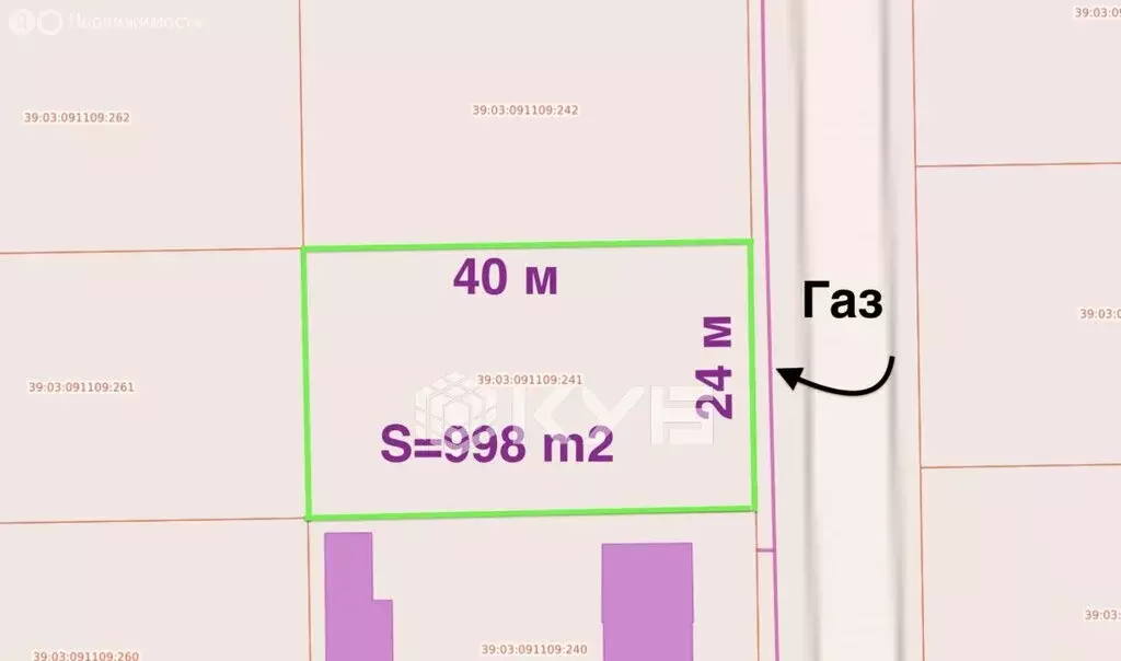 Участок в Калининградская область, Гурьевский муниципальный округ, ... - Фото 1