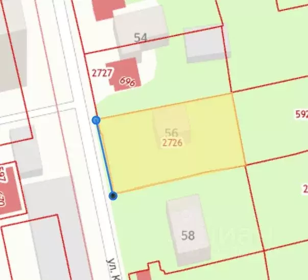 Участок в Краснодарский край, Новороссийск ул. Карамзина (5.6 сот.) - Фото 2