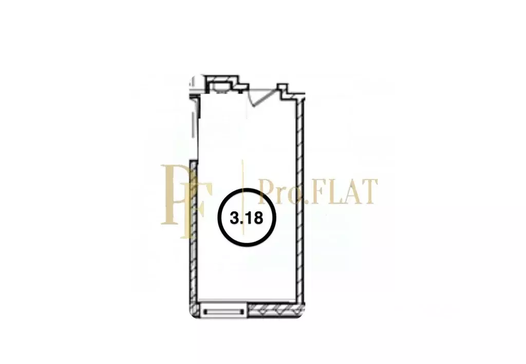 Студия Санкт-Петербург бул. Измайловский, 1к2 (20.1 м) - Фото 2