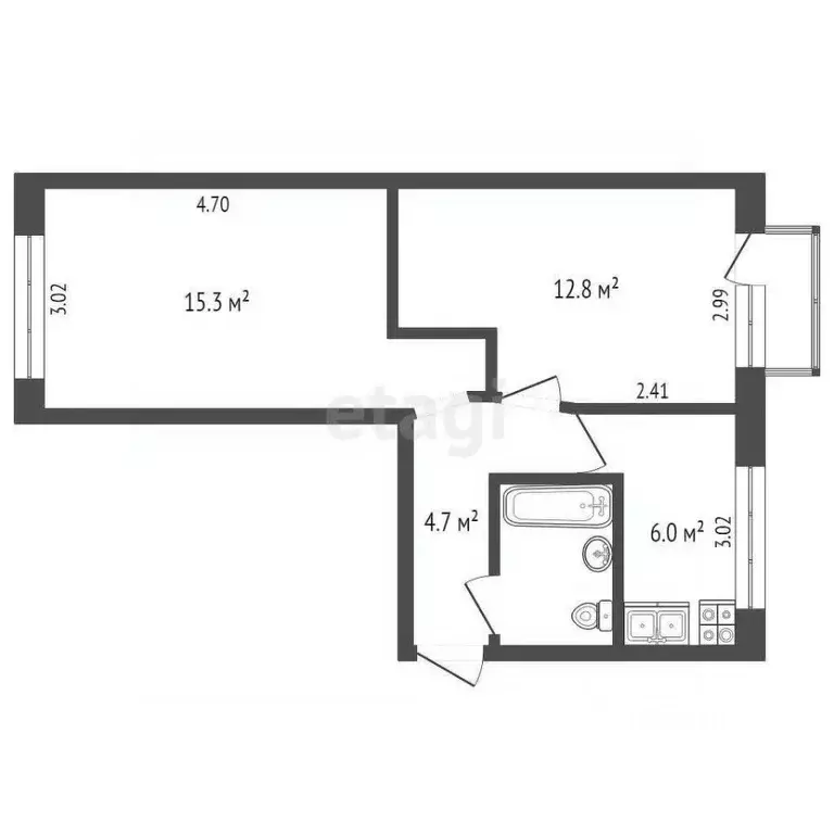 2-к кв. Вологодская область, Вологда ул. Лаврова, 12 (42.0 м) - Фото 0