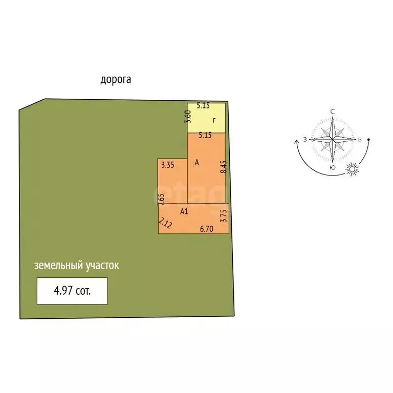 Дом в Омск, микрорайон Московка, 11-я Балтийская улица (335.9 м) - Фото 1
